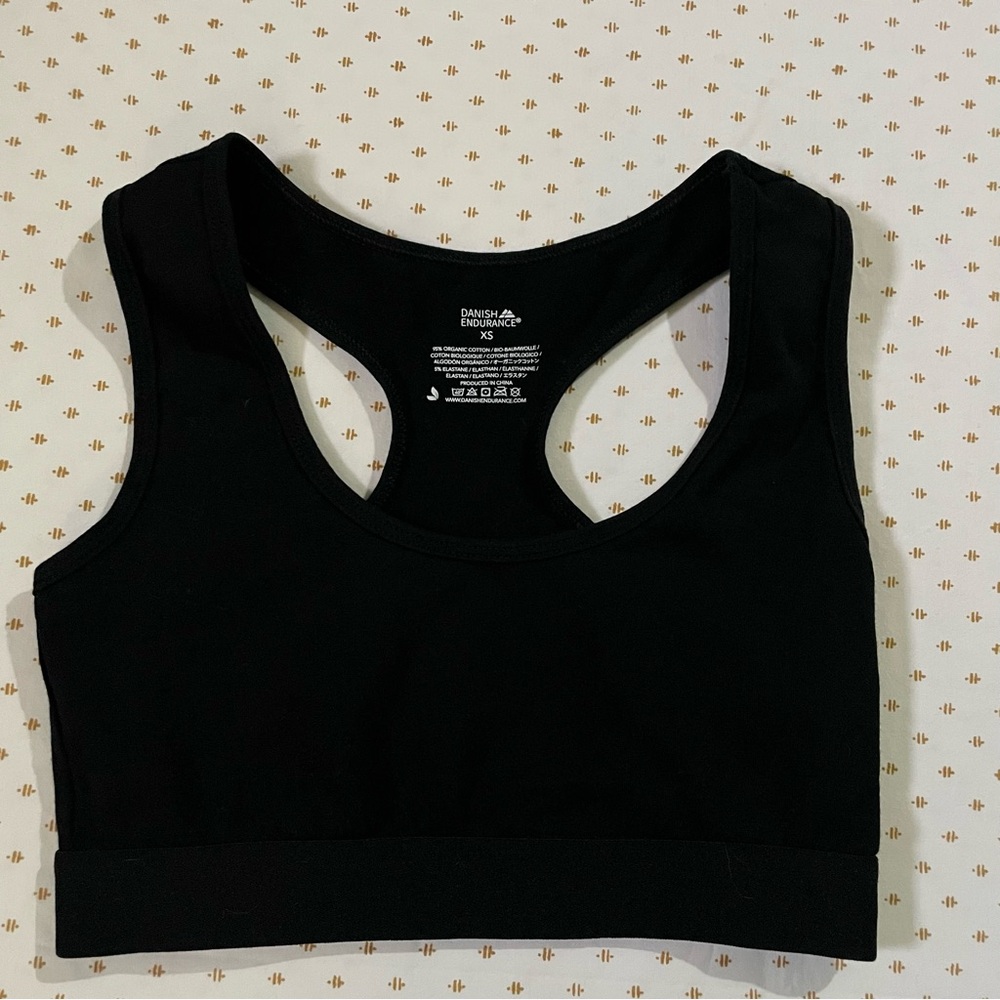 Danish Endurance Organic Cotton Bralette Size XS